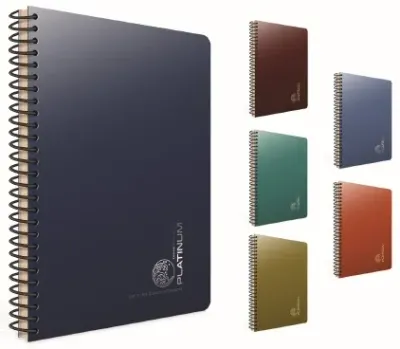 GIPTA DEFTER PLATINUM A4 SPİRALLİ PP KAPAK 120 YP. ÇİZGİLİ 5690