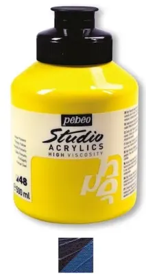 PEBEO AKRİLİK BOYA STUDIO 500 ML 172*360 IRIDESCENT BLUE-BLACK