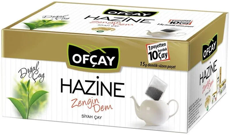 OFÇAY DEMLİK POŞET ÇAY HAZİNE FİLİZ 15g x 30 ADET
