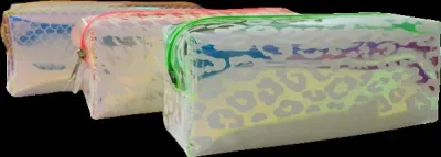 B&D KALEM ÇANTASI ŞEFFAF DESENLİ BÜYÜK BOY BD-KCS004