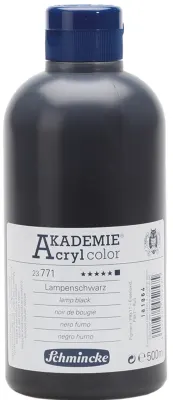 SCHMİNCKE AKADEMİE AKRİLİK BOYA 500 ML 771 LAMP BLACK 23771028