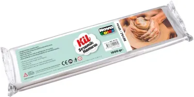 NOVA COLOR SERAMİK KİLİ 1000 GR BEYAZ NC-4135
