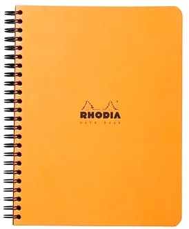 RHODIA DEFTER BASIC SPİRALLİ A5+ 80 GR 80 YP DOT TURUNCU RD193448