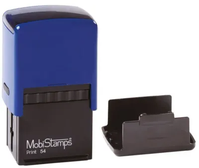MOBİSTAMPS KAŞE C-54 MAVİ KEÇELİ