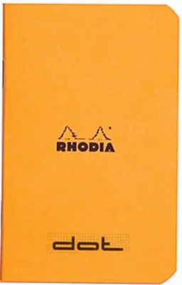 RHODIA DEFTER BASIC DİKİŞLİ 7.5x12 80 GR 24 YP DOT TURUNCU RD119156