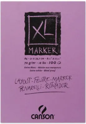 CANSON MARKER BLOĞU XL A4 70 GR 100 SF 200297236