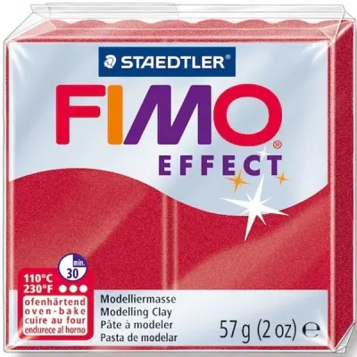 FIMO SOFT MODELLEME KİLİ 57 GR METALİK KIRMIZI 8020-28