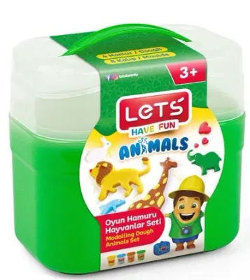LETS OYUN HAMURU SET HAYVANLAR SETİ L8498