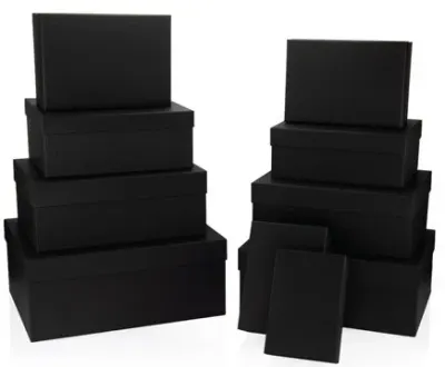 GIPTA KUTU SETİ 10 LU YOUR BLACK DİKDÖRTGEN BX08940