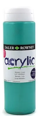 DALER ROWNEY AKRİLİK BOYA GRADUATE SERİSİ 500 ML METALLIO GREEN 123500719