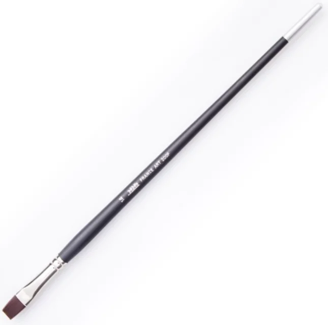 PEBEO YAĞLI ve AKRİLİK BOYA FIRÇASI 200F SERİSİ SİYAH SENTETİK KIL SİYAH UZUN SAP NO:14 200F/14