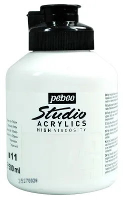 PEBEO AKRİLİK BOYA STUDIO 500 ML 171*11 TITANIUM WHİTE