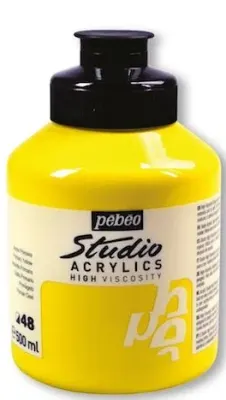PEBEO AKRİLİK BOYA STUDIO 500 ML 171*22 LEMON CADMIUM YELLOW