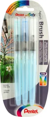 PENTEL SULU FIRÇA ARTS AQUASH 3 LÜ BLS. Y XFRH-3-BFM