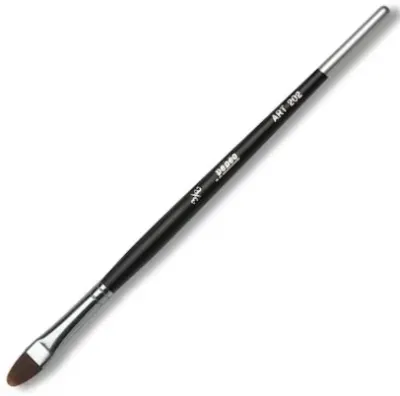 PEBEO FIRÇA 202 SERİSİ KEDİ DİLİ SİYAH SENTETİK KIL KISA SAP NO:3/8 202 3/8