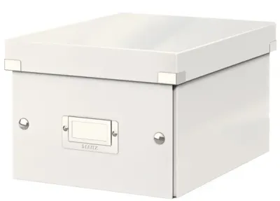 LEITZ SAKLAMA KUTUSU WOW CLICK &amp; STORE KÜÇÜK BOY L-6043 BEYAZ