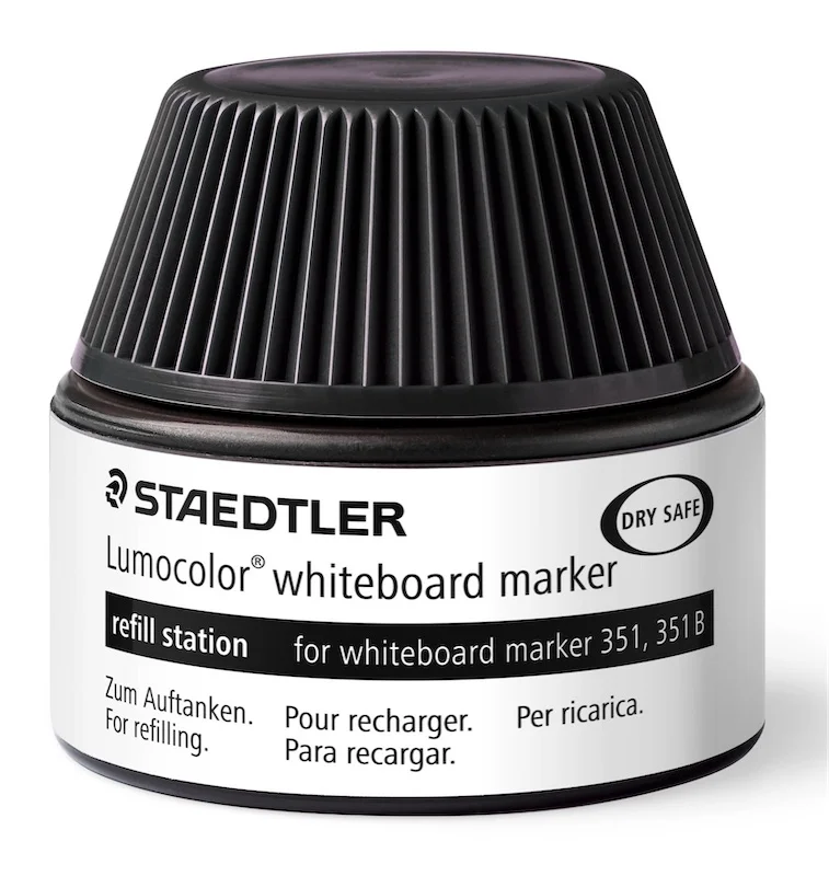 STAEDTLER BEYAZ TAHTA KALEMİ LUMOCOLOR  MÜREKKEBİ SİYAH 488 51-9 02