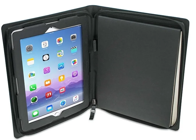 SCRIKSS HEDİYELİK SET SD 5001-1 PORTFÖY OXFORD SİYAH + TABLET KILIFI SİYAH + TOUCH PEN