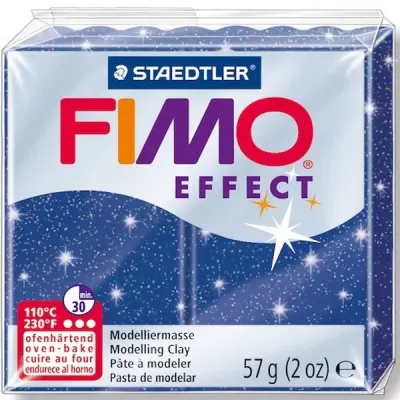 FIMO SOFT MODELLEME KİLİ 57 GR YAZLDIZLI MAVİ 8020-302 07