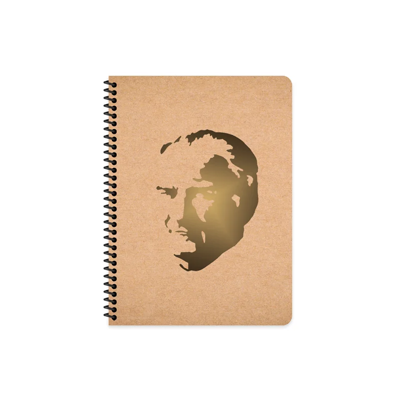KESKİN DEFTER FUNKY ATATÜRK 16,5X22,5 SPİRALLİ 80 YP. KARELİ 418122-99