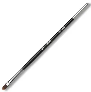 PEBEO FIRÇA 202 SERİSİ KEDİ DİLİ SİYAH SENTETİK KIL KISA SAP NO:1/4 202 1/4
