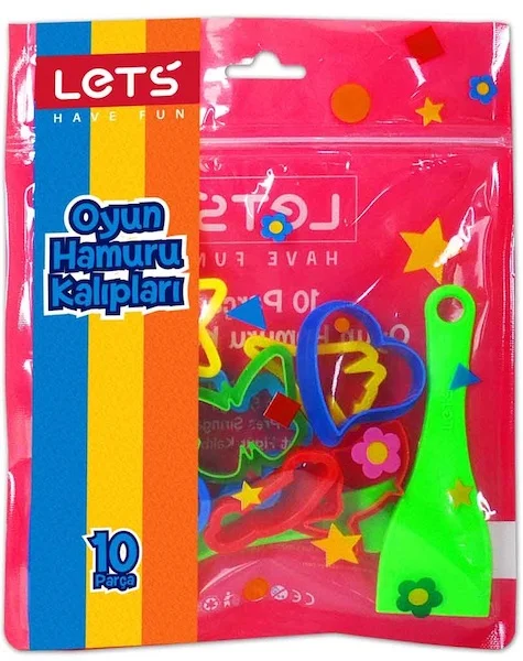 LETS OYUN HAMURU KALIBI 10 PARÇA L8416