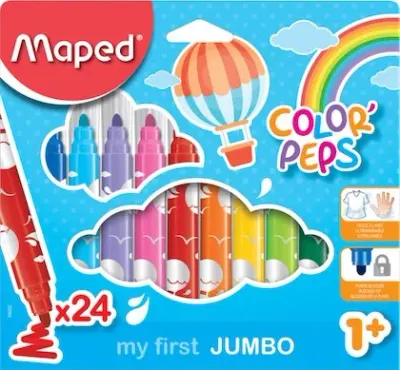 MAPED KEÇELİ KALEM COLOR'PEPS JUMBO 24 LÜ 846222