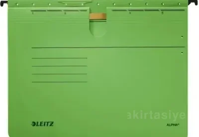 LEITZ 1984-55 YEŞİL TELLİ ASKILI DOSYA