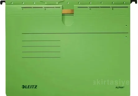 LEITZ 1984-55 YEŞİL TELLİ ASKILI DOSYA
