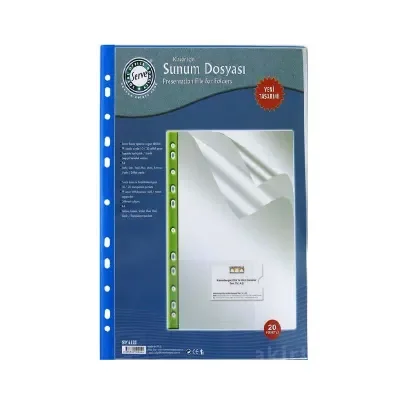 SERVE 6120 KLASÖR İÇİ 20 Lİ SUNUM DOSYASI