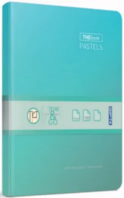 GIPTA DEFTER THEBOOK PASTELS 20x28 İPLİK DİKİŞLİ SERT KAPAK 400 YP. ÇİZGİLİ 3485