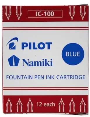 PILOT DOLMA KALEM  KARTUŞU CAPLESS MAVİ 12 Lİ IC-100-L