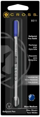CROSS TÜKENMEZ KALEM  REFİLİ MEDIUM 6 LI PAKET MAVİ 8511D
