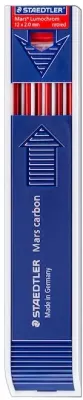 STAEDTLER MARS MICRO LUMOCHROM MİN 2.0 KIRMIZI 12 Lİ KUTU 240-2