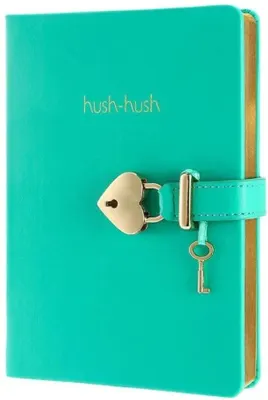 PASİF VJ DEFTER HUSH HUSH KİLİTLİ 13x18 Cm. 160 YP. ÇİZGİLİ YEŞİL 1334