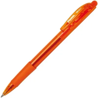 PENTEL TÜKENMEZ KALEM EKONOMİK BK417 0.7 TURUNCU Y BK417-F