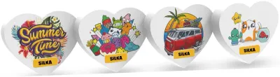 SİLKA SİLGİ HEART 36 LI ART.54