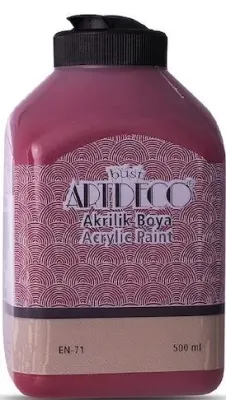 ARTDECO AKRİLİK BOYA 500 ML BORDO Y-070L-3643