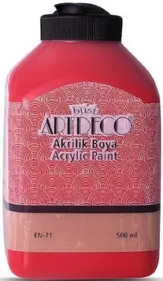 ARTDECO AKRİLİK BOYA 500 ML DOMATES KIRMIZI Y-070L-3043