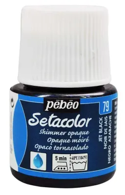 PEBEO KUMAŞ BOYASI SETACOLOR OPAQUE 45 ML 295*79 YD NOIR DE JAIS MOIRE