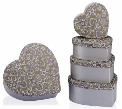 GIPTA KUTU SETİ 5 LI SPARKLE KALP BX67950