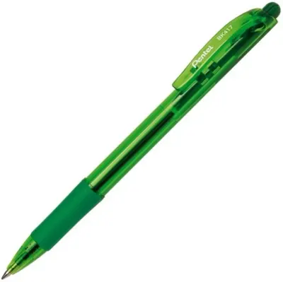 PENTEL TÜKENMEZ KALEM EKONOMİK BK417 0.7 YEŞİL Y BK417-D