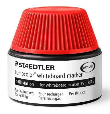 STAEDTLER BEYAZ TAHTA KALEMİ LUMOCOLOR  MÜREKKEBİ KIRMIZI 488 51-2 02