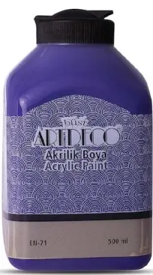 ARTDECO AKRİLİK BOYA 500 ML KOYU MOR Y-070L-3048
