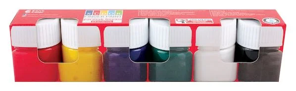 SÜDOR PARMAK BOYASI SET 6X15 ML EKO SD824