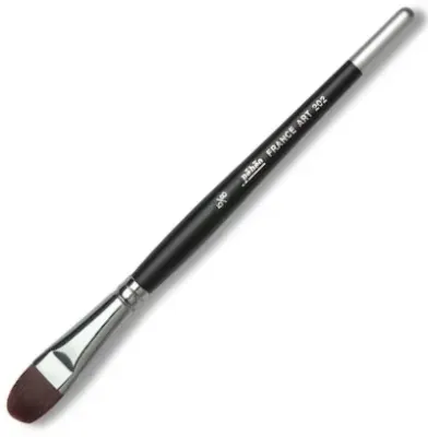 PEBEO FIRÇA 202 SERİSİ KEDİ DİLİ SİYAH SENTETİK KIL KISA SAP NO:5/8 202 5/8