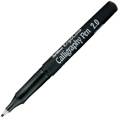 ARTLINE KALİGRAFİ KALEMİ ERGOLINE CALLIGRAPHY PEN 242 2.0 ARABIC SİYAH BLS. A-ERG-242AB.B1