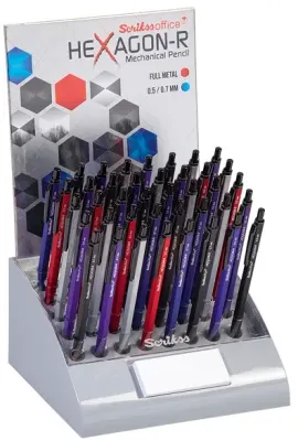SCRIKSS OFFICE VERSATİL KALEM HEXAGON 40 LI STAND