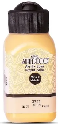 ARTDECO AKRİLİK BOYA METALİK 75 ML ALTIN Y-071I-3721