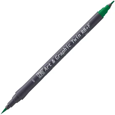 ZIG ART&amp;GRAPHIC TWIN RB TUT-95 5 GREEN